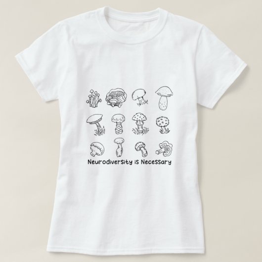 Neurodität ist notwendig ADHS Autismus Dyslexie T-Shirt (Design vorne)