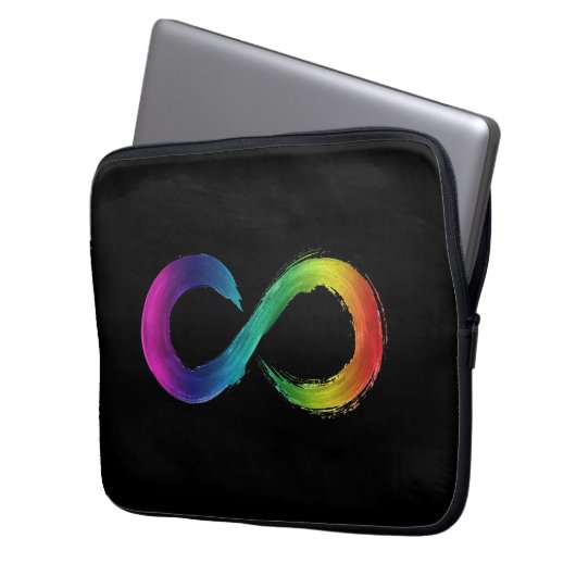 Neurodität Laptopschutzhülle (Vorderseite Links)