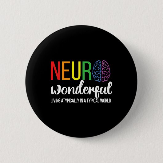 Neurodität Neurodität Autismus Button (Vorderseite)