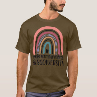 Neuroditätsbewusstsein Autismus Neurodivergent ASD T-Shirt