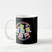Neurodivere Affirmations Autismus Awareness under Kaffeetasse (Links)