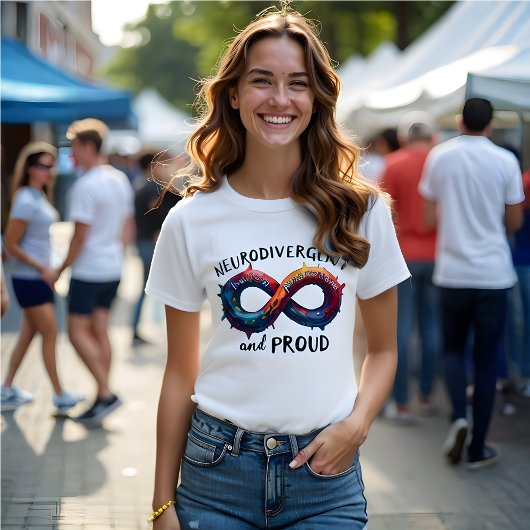 Neurodivere und stolze Autismus-Bewusstsein T-Shirt