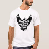 Neurodivergence Humor Emotional Support Vulture  T-Shirt (Vorderseite)