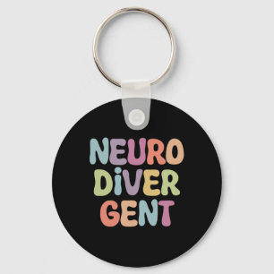 Neurodivergent Autismus Autismus Sensibilisierung Schlüsselanhänger