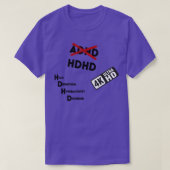 Neurodivergent HDHL HABE NICHT ADHS T-Shirt (Design vorne)