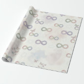 Neurodivergent Infinity Symbol | Autism ADHD Pride Geschenkpapier (Ungerollt)