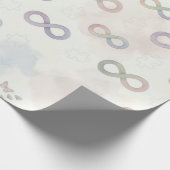 Neurodivergent Infinity Symbol | Autism ADHD Pride Geschenkpapier (Ecke)