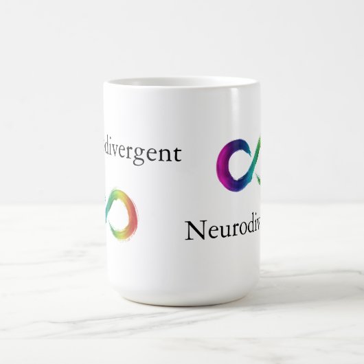 Neurodivergent Kaffeetasse (Mittel)