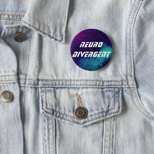 Neurodivergent kundengerechte Galaxie-Identität Button (Beispiel)