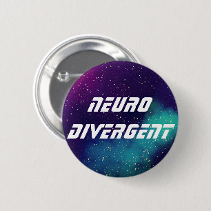 Neurodivergent kundengerechte Galaxie-Identität Button