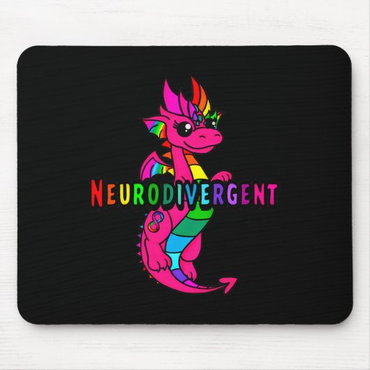 Neurodivergent Mousepad (Vorne)