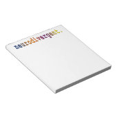 neurodivergent. Notizblock (angewinkelt)