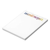 neurodivergent. Notizblock (Rotiert)