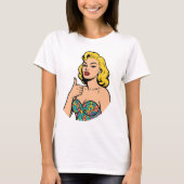 Neurodivergent Pop Art - Open Mind Marilyn Style T-Shirt (Vorderseite)
