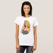 Neurodivergent Pop Art - Open Mind Marilyn Style T-Shirt (Vorne ganz)