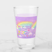 Neurodivergent Pride Pastel Rainbow Tumbler (Vorderseite)