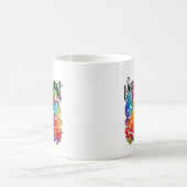 Neurodivergent Rainbow Brain for Autism Acceptance Kaffeetasse (Mittel)