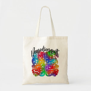 Neurodivergent Rainbow Brain for Autism Acceptance Tragetasche