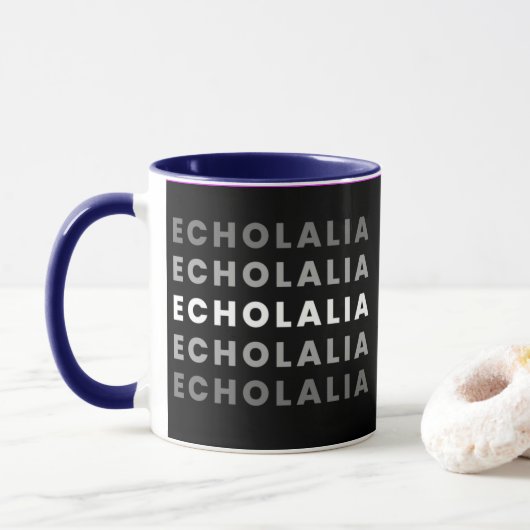 NeuroDivergent Rebel Echolalia Tasse (Mit Donut)