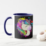 Neurodivergent Rebellenunicorn-Kaffee-Tasse Tasse<br><div class="desc">Neurodivergent Rebellenunicorn-Kaffee-Tasse</div>