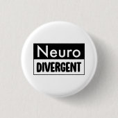 Neurodivergent | Sensibilisierung für die Neurovie Button (Vorderseite)