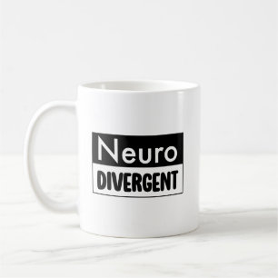 Neurodivergent   Sensibilisierung für die Neurovie Kaffeetasse