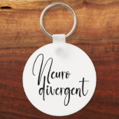 Neurodivergent | Sensibilisierung für die Neurovie Schlüsselanhänger (Vorderseite)