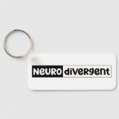 Neurodivergent | Sensibilisierung für die Neurovie Schlüsselanhänger (Rückseite)