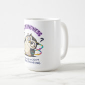 Neurodivergent Time Blindness  - Funny Sarcastic  Kaffeetasse (VorderseiteRechts)