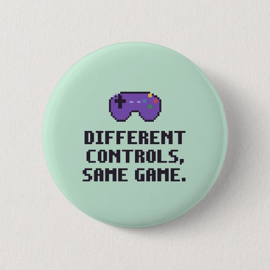Neurodivergente Andersartige Steuertasten Button (Vorderseite)