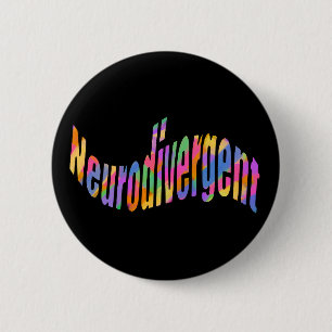 Neurodivergente Typografie Neurodivergenz Button