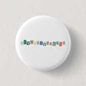Neurodivergente Typografie Neurodivergenz Button (Vorderseite)