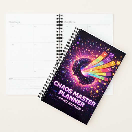 Neurodivergenter Chaos-Meister - ADHD-Edition  Planer (Anzeige)