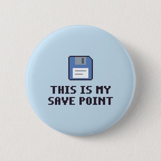 Neurodivergenter Speicherpunkt-Button Button (Vorderseite)