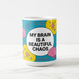 Neurodivergentes Gehirn Chaos ADHD Autismus Gesche Kaffeetasse