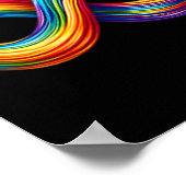 Neurodivergenz Unendlichkeit Zeichen Regenbogen Sy Poster (Ecke)