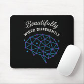 Neurodiverger Stolz Adhd Autismus Akzeptanz Anders Mousepad (Mit Mouse)