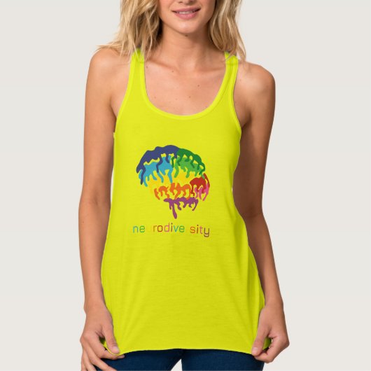 Neurodiveristes Tank Top (Vorderseite)