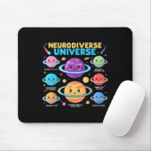 Neurodiverser Autismus Bewusstsein Universum Speci Mousepad (Mit Mouse)
