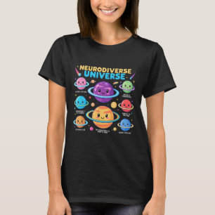 Neurodiverser Autismus Bewusstsein Universum Speci T-Shirt