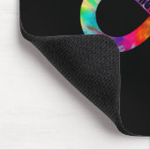 Neurodiverser Gefärbte Krawatte Unendlichkeit Zeic Mousepad (Ecke)