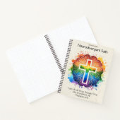 Neurodiverser Glaube - Regenbogenbran Notizblock (Innenseite)