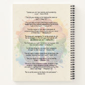 Neurodiverser Glaube - Regenbogenbran Notizblock (Rückseite)