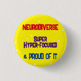 Neurodiverser, hyperfokaler Knopf Button