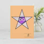 Neurodiverser Parol Sapin-Sapin Urlaubskarte Feiertagskarte (Stehend Vorderseite)