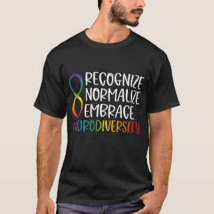 Neurodiverser Regenbogen Unendlichkeit T-Shirt