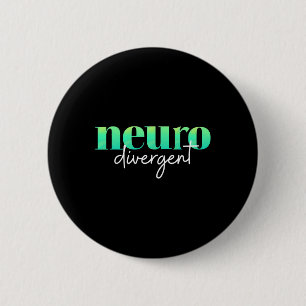 Neurodiverser Stolz auf Autismus und AIDS-Aware Button