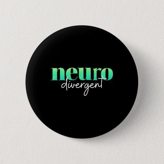 Neurodiverser Stolz auf Autismus und AIDS-Aware Button (Vorderseite)