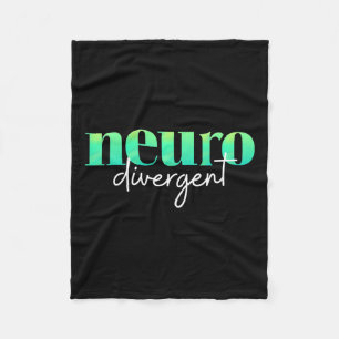 Neurodiverser Stolz auf Autismus und AIDS-Aware Fleecedecke