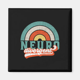 Neurodiverser Stolz auf Autismus und AIDS-Aware Magnet